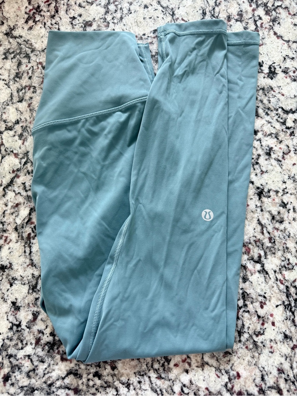 lululemon athletica woman’s leggings in Dusty Teal